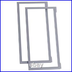 2 Pack Refrigerator Door Gasket Seal Replacement, Fits 39.7x16.9 Models