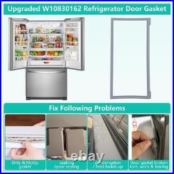 2 Pack Refrigerator Door Gasket Seal Replacement, Fits 39.7x16.9 Models