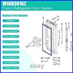 2 Pack Refrigerator Door Gasket Seal Replacement, Fits 39.7x16.9 Models