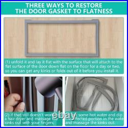 2 Pack Refrigerator Door Gasket Seal Replacement, Fits 39.7x16.9 Models