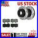 319mm Front Drilled Disc Rotors Brake Pads for Toyota Tacoma 4Runner FJ Cruiser