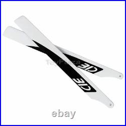 360mm Carbon Fiber Main Blades White for 450 Class RC Helicopter 3D Model Parts