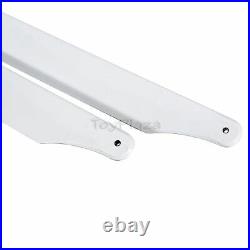 360mm Carbon Fiber Main Blades White for 450 Class RC Helicopter 3D Model Parts