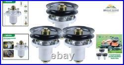 3 Pack Spindle Assembly with Pulley for Raptor SD 54 Models Replacement Parts