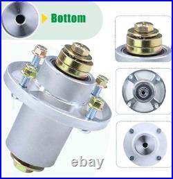 3 Pack Spindle Assembly with Pulley for Raptor SD 54 Models Replacement Parts