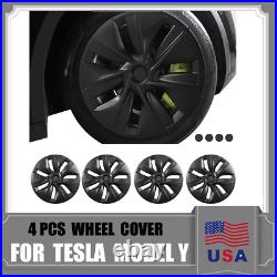4PCS FORAUTOMOD 19 Inch Wheel Cover HubCaps Parts for Tesla Model Y 2021-2024 A