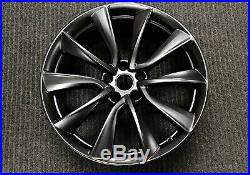 4 Factory Tesla Model 3 19 OEM Wheels Black Rims
