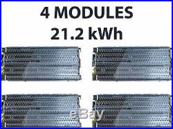 4 Tesla Model S battery modules, 24V, 21.2kWh, 1776 Panasonic 18650 cells