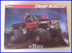 4x4 Chevy Pickup MONSTER Truck Swamp Monster 116 Scale Revell Kit Vtg 80s Model