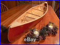 54 Canoe model kit. Easy to build, quality wood strips & parts