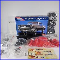 57 Chevy Coupe Monogram 112 Model Kit 2800 Sealed Parts Bags Bad Decals