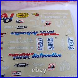 57 Chevy Coupe Monogram 112 Model Kit 2800 Sealed Parts Bags Bad Decals