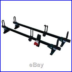 60 Steel ladder Roof Rack Van 2 bar racks M2000 BLACK Most Fits Makes & models