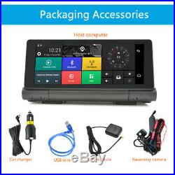 6.86Touch Screen Android 4G Wifi Bluetooth Car DVR GPS NAV Dual Camera Recorder