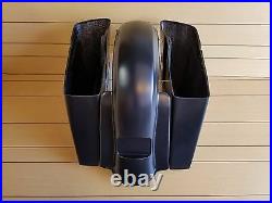 6 Extended Saddlebags No Cut Outs/rear Fender For All Touring Models 2014-up