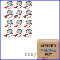 A2 W11683242 Refrigerator LED Module Light Chrome Lens Kit 12 Pack for KitchenAi