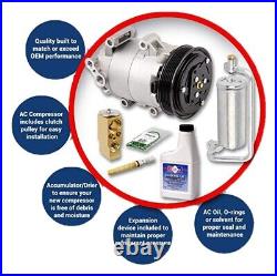 AC A/C Compressor Kit For 2013-2015 Altima (2.5L models SL and SV only)