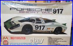 AHM 120 Porsche 917 Short Tail Vintage Model Car Kit E-109-598 Opened, Complete