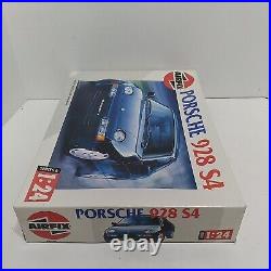 AIRFIX Vtg Porsche 928 S4 124 Model OPEN BOX Parts Sealed Blue Series 6 NOS
