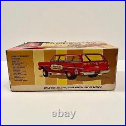 AMT 125 1964 Chevelle Station Wagon Advanced Custom Kit -BUILT, MISSING PARTS