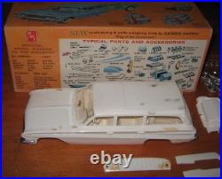 AMT 1962 Buick Special Wagon & Trailer Built Builder Project Parts Lot & 61 Box