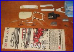 AMT 1962 Buick Special Wagon & Trailer Built Builder Project Parts Lot & 61 Box