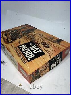AURORA THE RAT PATROL TV SHOW MODEL KIT 1967 BOXED Clean With Model Parts