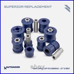 AUTOACER 24p Front Rear Control Arm PU Bushings Ball Joints For LR3 LR4 RR Sport
