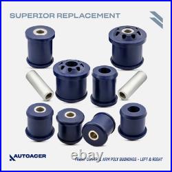 AUTOACER 24p Front Rear Control Arm PU Bushings Ball Joints For LR3 LR4 RR Sport