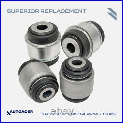 AUTOACER 24p Front Rear Control Arm PU Bushings Ball Joints For LR3 LR4 RR Sport