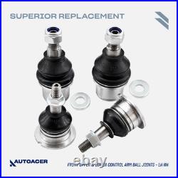 AUTOACER 24p Front Rear Control Arm PU Bushings Ball Joints For LR3 LR4 RR Sport
