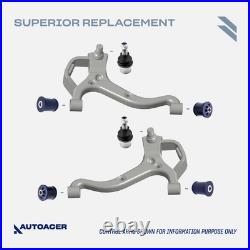 AUTOACER 24p Front Rear Control Arm PU Bushings Ball Joints For LR3 LR4 RR Sport