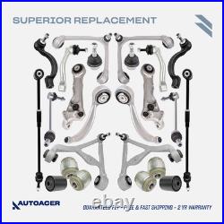 AUTOACER -24p Front & Rear Control Arms, Tie Rods Links & Bushings For Jaguar XK
