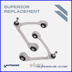AUTOACER -24p Front & Rear Control Arms, Tie Rods Links & Bushings For Jaguar XK