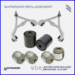AUTOACER -24p Front & Rear Control Arms, Tie Rods Links & Bushings For Jaguar XK