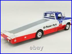 Acme A1801903 1970 Dodge D300 Ramp Truck Mopar Parts Diecast Model 118