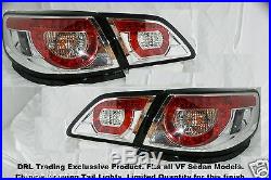 Aftermarket Chrome Housing LED Tail Lights for Holden Commodore VF Models SS SV6