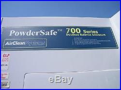AirClean Systems PowderSafe 700 Series Model# AC730C Parts or Repair (9Z)