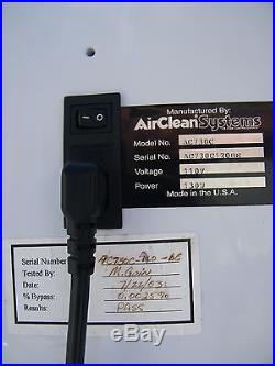 AirClean Systems PowderSafe 700 Series Model# AC730C Parts or Repair (9Z)