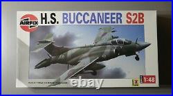 Airfix 1/48 Plastic Model Kit H. S. Buccaneer S2B #08100 Open Box Parts Sealed