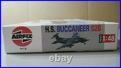 Airfix 1/48 Plastic Model Kit H. S. Buccaneer S2B #08100 Open Box Parts Sealed