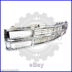 All Chrome Grille Fits 94-98 Chevy C/K 1500 2500 3500 Pickup Truck Composite