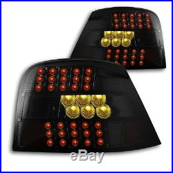 All Smoked Led Rear Tail Lights Lamps For Vw Golf Mk4 Mk 4 IV Model 1997-2003