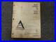 Allis Chalmers Model D Gasoline Motor Road Grader Parts Catalog Manual Book