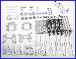 Aluminum Upgrade Parts Package For HSP RC 110 Off-Road Buggy Model Car Silver