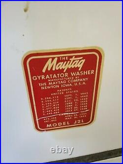 Antique Maytag Wringer Washer Model J2L For Parts or Restoration Local Pickup