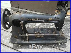 Antique Rare Singer Sewing Machine Model 31-24 For Parts