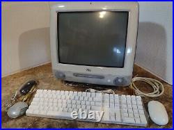 Apple iMac G3 PPC 600MHz Model M4848 in Original Box+Keyboard+Mouse-Parts/Repair