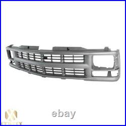 Argent Grille Replacement Parts For 94-98 Chevy C1500 K1500 Truck Seal Beam