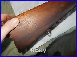 Argentine model 1891 mauser rifle parts complete wood stock all metal argentina